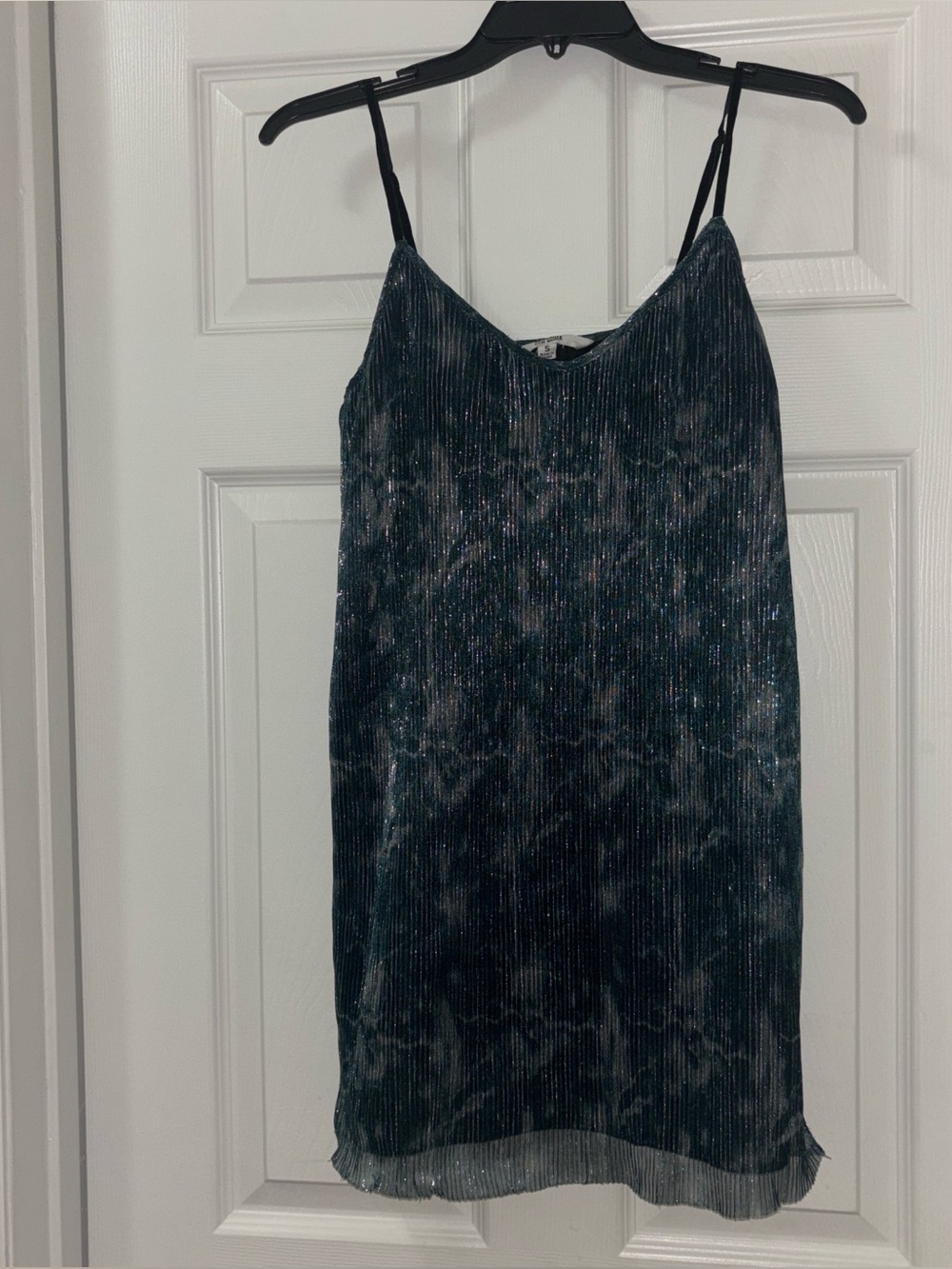 BB Dakota × Steve Madden Metallic Teal
Slip Mini Dress